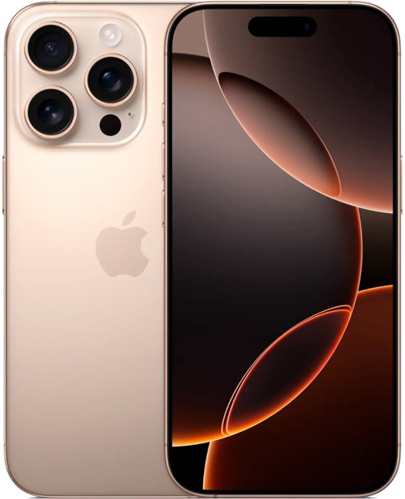 Телефон Apple iPhone 16 Pro 256 ГБ, eSim (электронная SIM-карта), цвет: пустынный титан (Desert Titanium) iPhone 16 Pro 256 Desert Titanium eSim