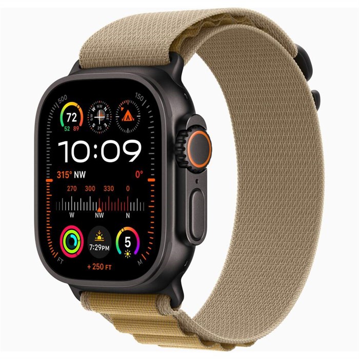 Часы Apple Watch Ultra 2 (2024) GPS + Cellular 49mm, Black Titanium Case, Alpine Loop (Tan) L Часы Apple Watch Ultra 2 (2024) GPS + Cellular 49mm, Black Titanium Case, Alpine Loop (Tan) L