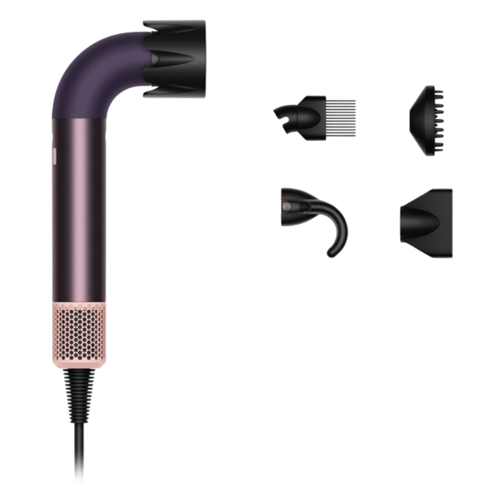 Фен Dyson Supersonic HD17 R Pro для кудрявых волос (Curly+Coily), цвет: сливовая яшма (Jasper Plum) вилка EU 3142318