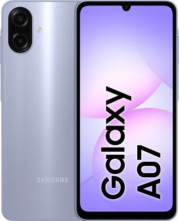 Телефон Samsung Galaxy A07 4/128 ГБ, цвет: светло-фиолетовый (Light Violet) 2788220