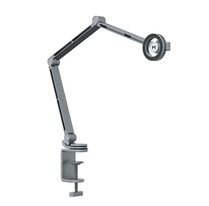 Настольный складной держатель для телефона/планшета Magssory Arm, с магнитами, совместимый с MagSafe, темно-серый ACM005