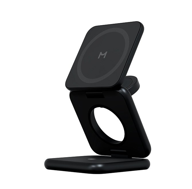Складное беспроводное зарядное устройство Magssory Fold Pro 3 в 1, с магнитами, совместимое с Qi2 WCH063_3
