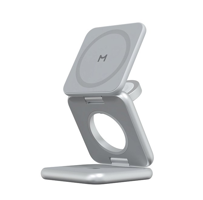 Складное беспроводное зарядное устройство Magssory Fold Pro 3 в 1, с магнитами, совместимое с Qi2 WCH063_2