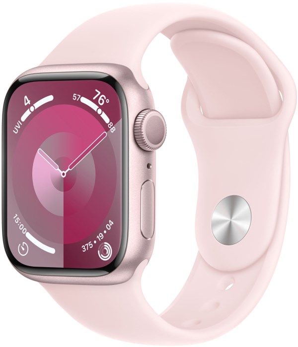 Часы Apple Watch Series 9 GPS 41mm Aluminum Case with Sport Band (Розовый) Часы Apple Watch Series 9 GPS 41mm Aluminum Case with Sport Band (Розовый) - фото 1962