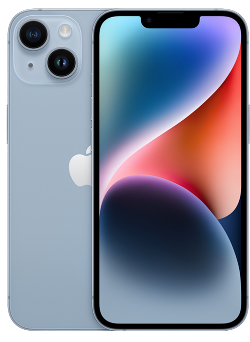 Телефон Apple iPhone 14 128 ГБ, цвет: синий (Blue) iPhone 14 128 Blue Sim-eSim