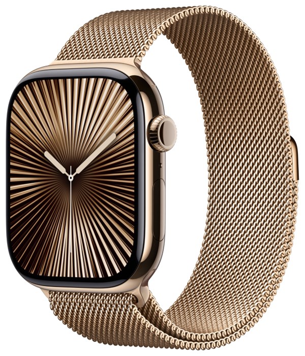 Часы Apple Watch Series 10 46mm Gold Titanium Case, Milano Loop (Gold) M/L Часы Apple Watch Series 10 46mm Gold Titanium Case, Milano Loop (Gold) M/L - фото 2165