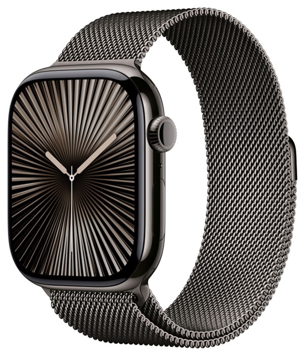 Часы Apple Watch Series 10 46mm Slate Titanium Case, Milano Loop (Slate) S/M Часы Apple Watch Series 10 46mm Slate Titanium Case, Milano Loop (Slate) S/M