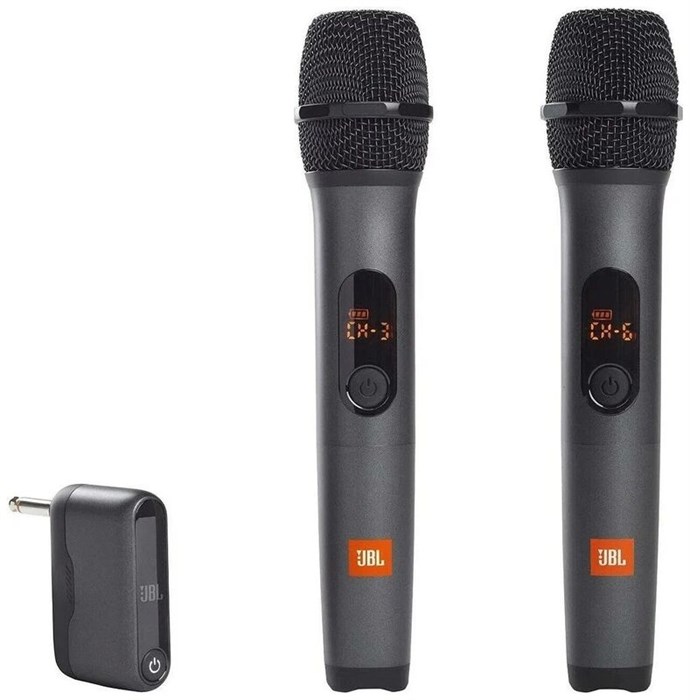 Беспроводные микрофоны JBL SET для портативной акустики 2 шт (Черный) 2381158