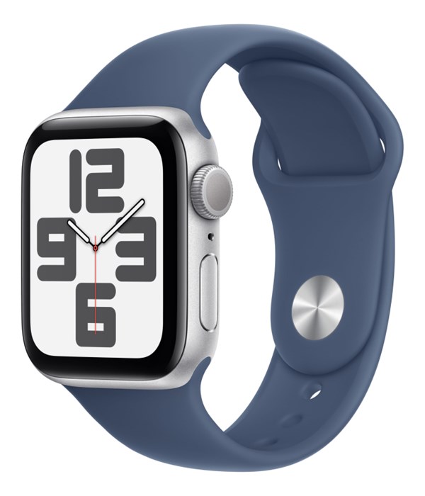 Часы Apple Watch SE (2024) 44mm Silver Aluminium Case, Sport Band (Denim) M/L Часы Apple Watch SE (2024) 44mm Silver Aluminium Case, Sport Band (Denim) M/L - фото 5512