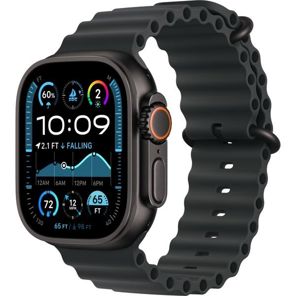 Часы Apple Watch Ultra 2 (2024) GPS + Cellular 49mm, Black Titanium Case, Ocean Band (Black) Часы Apple Watch Ultra 2 (2024) GPS + Cellular 49mm, Black Titanium Case, Ocean Band (Black) - фото 5560