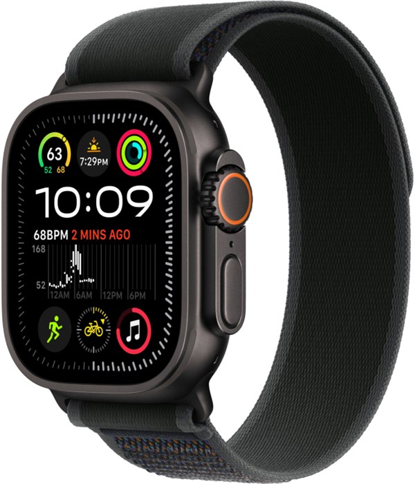 Часы Apple Watch Ultra 2 (2024) GPS + Cellular 49mm, Black Titanium Case, Trail Loop (Black) S/M Часы Apple Watch Ultra 2 (2024) GPS + Cellular 49mm, Black Titanium Case, Trail Loop (Black) S/M - фото 5566