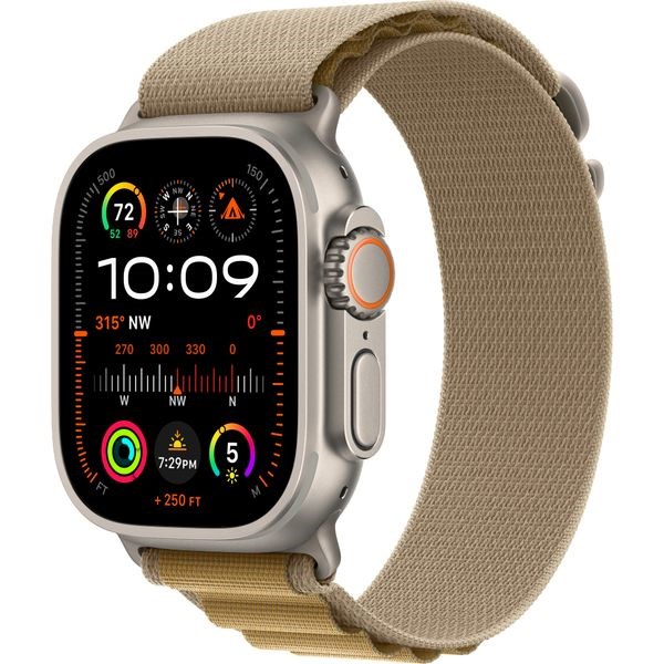 Часы Apple Watch Ultra 2 (2024) GPS + Cellular 49mm, Natural Titanium Case, Alpine Loop (Tan) S Часы Apple Watch Ultra 2 (2024) GPS + Cellular 49mm, Natural Titanium Case, Alpine Loop (Tan) S - фото 5575