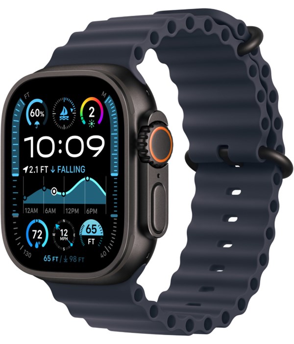 Часы Apple Watch Ultra 2 (2024) GPS + Cellular 49mm, Black Titanium Case, Ocean Band (Navy) Часы Apple Watch Ultra 2 (2024) GPS + Cellular 49mm, Black Titanium Case, Ocean Band (Navy) - фото 5600