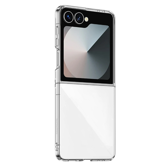 Чехол для Samsung Z Flip 7 Keephone X-Crystal Ultra Slim Прозрачный Чехол для Samsung Z Flip 7 Keephone X-Crystal Ultra Slim Прозрачный