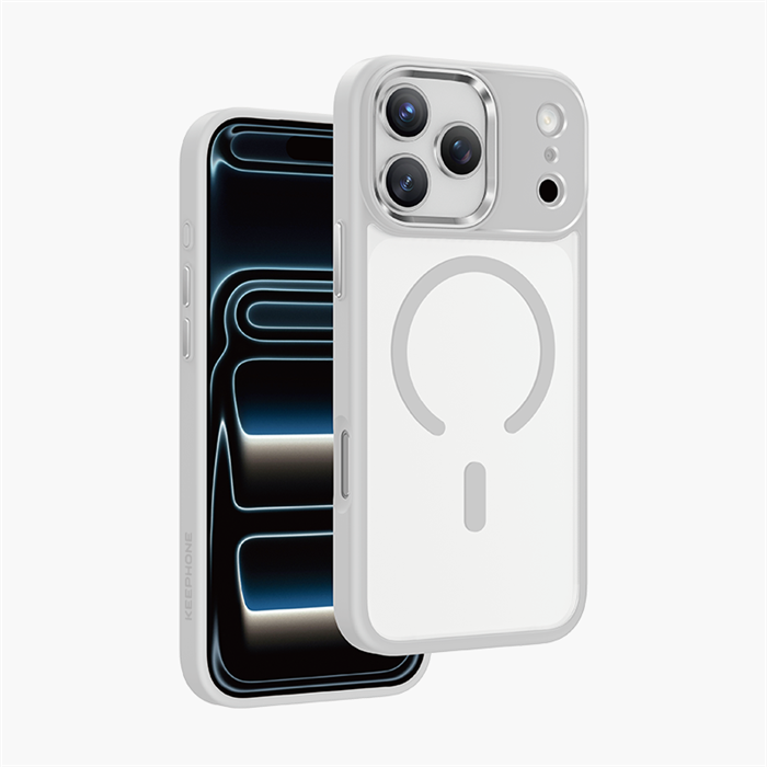 Чехол для iPhone 17 Pro Max Keephone Armor Grip MagSafe Серый Чехол для iPhone 17 Pro Max Keephone Armor Grip MagSafe Серый