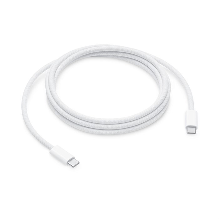 Кабель Apple USB-C - USB-C 240W 2m, плетеный (Белый) Кабель Apple USB-C - USB-C 240W 2m, плетеный (Белый)