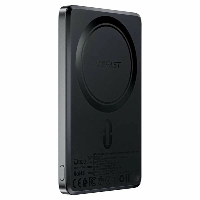 Внешний аккумулятор ACEFAST M8 5000 мАч PD18 черный Внешний аккумулятор ACEFAST M8 5000 мАч PD18 черный