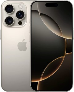 Телефон Apple iPhone 16 Pro 128 ГБ, Dual sim (две SIM-карты), цвет: натуральный титан (Natural Titanium) iPhone 16 Pro 128 Natural Titanium Dual Sim