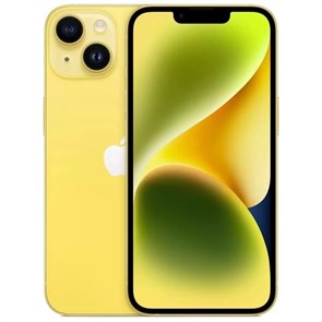 Телефон Apple iPhone 14 128 ГБ, eSim (электронная SIM-карта), цвет: желтый (Yellow) iPhone 14 128 Yellow eSim