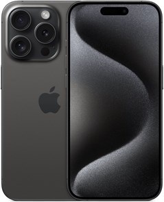 Телефон Apple iPhone 15 Pro 512 ГБ, eSim (электронная SIM-карта), цвет: черный титан (Black Titanium) iPhone 15 Pro 512 Black Titanium eSim