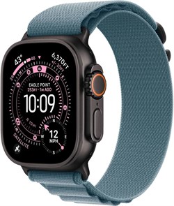 Часы Apple Watch Ultra 3 GPS + Cellular 49mm Black Titanium Case, Alpine Loop (Light Blue) M Часы Apple Watch Ultra 3 GPS + Cellular 49mm Black Titanium Case, Alpine Loop (Light Blue) M