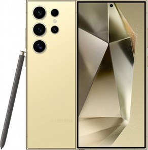 Телефон Samsung Galaxy S24 Ultra 12/256 ГБ, цвет: желтый титан (Yellow Titanium) 1707658