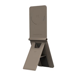 Кошелек-кардхолдер с функцией штатива Magssory Tripod Magnetic Vlog Wallet, совместимый с MagSafe , latte ACL002_2