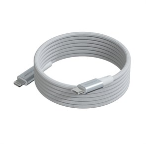 Магнитный кабель magssory link l USB-C lightning MFI, 1,2 m, белый CBL003_1