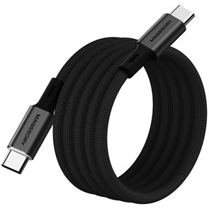 Магнитный кабель Magssory 60W USB-C, 1,2м, черный CBL001_3