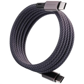 Магнитный кабель Magssory 60W USB-C, 1,2м, темно-серый CBL001_2