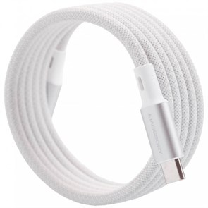 Магнитный кабель Magssory 60W USB-C, 1,2м, серебро CBL001_4