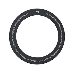 Металлическое кольцо Magssory для MagSafe, Black ACM002_2