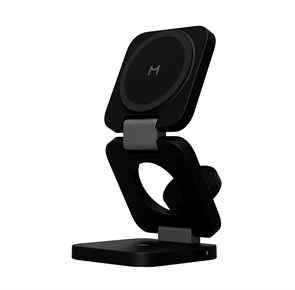 Складное беспроводное зарядное устройство Magssory Flex 3 в 1 для Apple, с магнитами, совместимое с MagSafe, черный WCH013_1