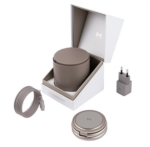 Складное беспроводное зарядное устройство Magssory Disc Signature Edition 3 в 1 для Samsung, с магнитами, титан WCH053_2