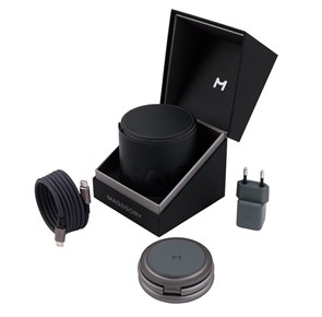 Складное беспроводное зарядное устройство Magssory Disc Signature Edition 3 в 1 для Samsung, с магнитами, полночь WCH053_1