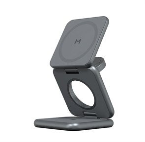 Складное беспроводное зарядное устройство Magssory Fold Pro 3 в 1, с магнитами, совместимое с Qi2 WCH063_1