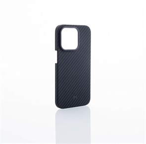 Чехол Magssory для iPhone 15 Plus, кевлар (арамид), с магнитами, совместимый с MagSafe, черный CFB018