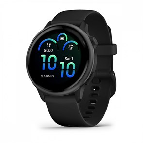 Умные часы Garmin VIVOACTIVE 6 42 мм, корпус: черный (Black), с черным силиконовым ремешком 2720870