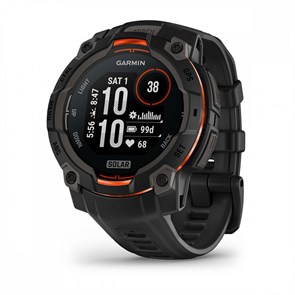 Умные часы Garmin INSTINCT 3 45 мм Solar, корпус: черный, с черным силиконовым ремешком (Black) 2720884