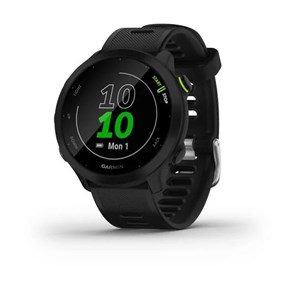 Умные часы Garmin FORERUNNER 55 42 мм, корпус: черный, с черным силиконовым ремешком (Black) 2900835