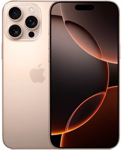 Телефон Apple iPhone 16 Pro Max 512 ГБ, цвет: пустынный титан (Desert Titanium) iPhone 16 Pro Max 512 Desert Titanium Sim-eSim