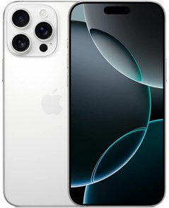 Телефон Apple iPhone 16 Pro Max 512 ГБ, Dual sim (две SIM-карты), цвет: белый титан (White Titanium) iPhone 16 Pro Max 512 White Titanium Dual Sim