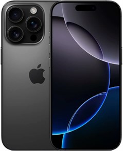 Телефон Apple iPhone 16 Pro 1 ТБ, цвет: черный титан (Black Titanium) iPhone 16 Pro 1TB Black Titanium Sim-eSim