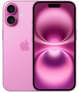 Телефон Apple iPhone 16 128 ГБ, цвет: розовый (Pink) iPhone 16 128 Pink Sim-eSim