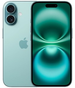 Телефон Apple iPhone 16 128 ГБ, цвет: бирюзовый (Teal) iPhone 16 128 Teal Sim-eSim