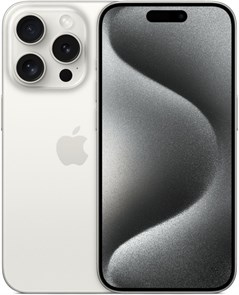 Телефон Apple iPhone 15 Pro Max 256 ГБ, цвет: белый титан (White Titanium) iPhone 15 Pro Max 256 White Titanium Sim-eSim