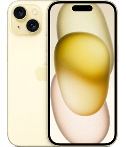 Телефон Apple iPhone 15 256 ГБ, цвет: желтый (Yellow) iPhone 15 256 Yellow Sim-eSim