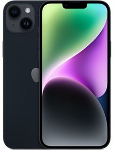 Телефон Apple iPhone 14 Plus 128 ГБ, цвет: черная ночь (Midnight) iPhone 14 Plus 128 Midnight Sim-eSim