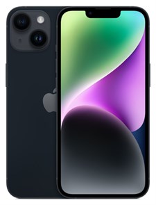 Телефон Apple iPhone 14 128 ГБ, цвет: черная ночь (Midnight) iPhone 14 128 Midnight Sim-eSim