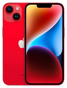 Телефон Apple iPhone 14 128 ГБ, цвет: красный (PRODUCT)RED iPhone 14 128 Red Sim-eSim